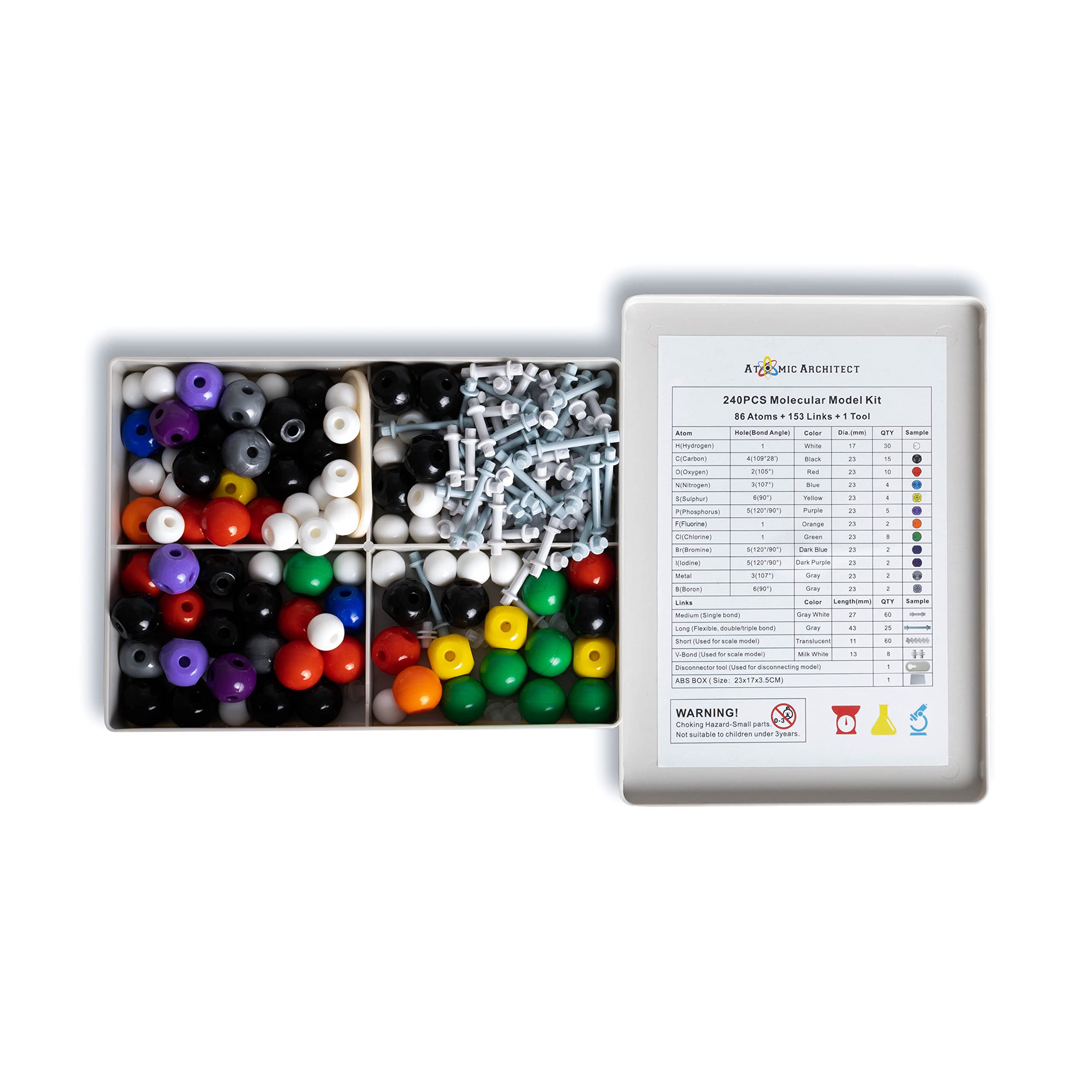 Buy 240Piece Molecular Model Kit, and Organic Chemistry