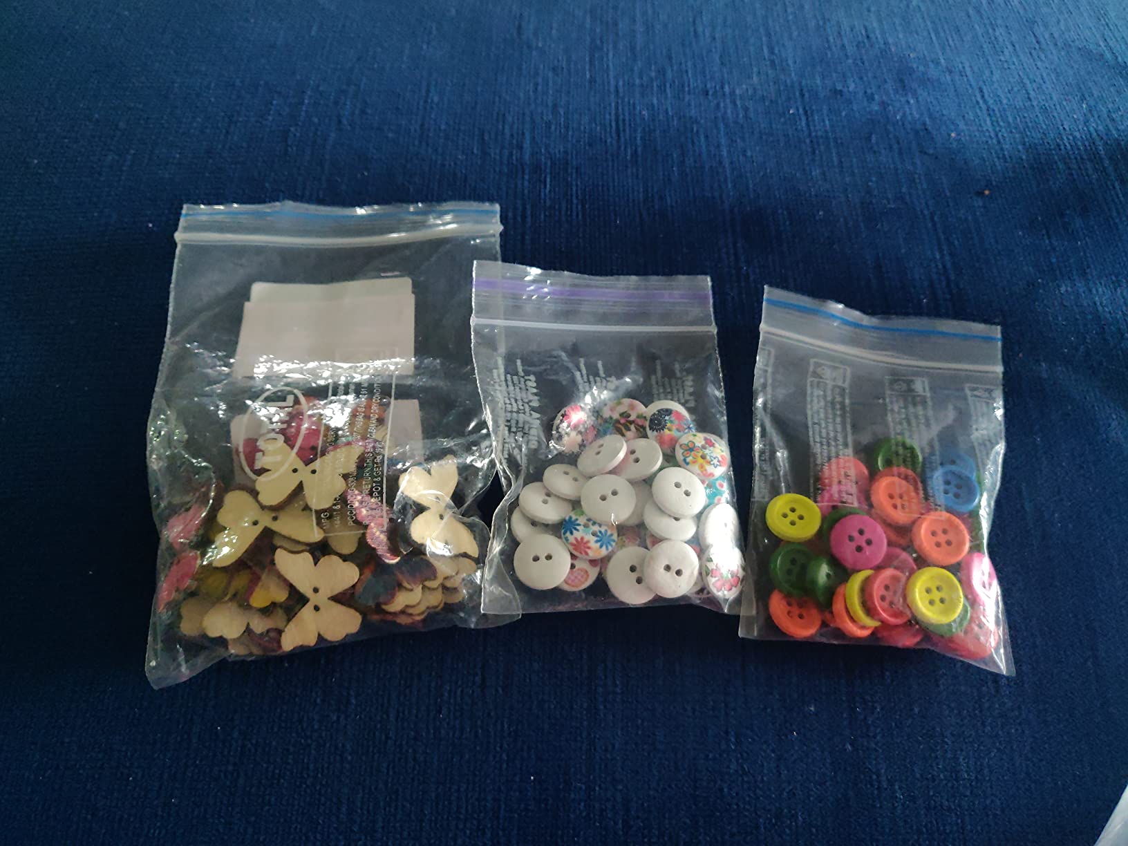 My Box 150 pcs Wooden Button Combo Used in Sewing, Scrap Booking, Art ...