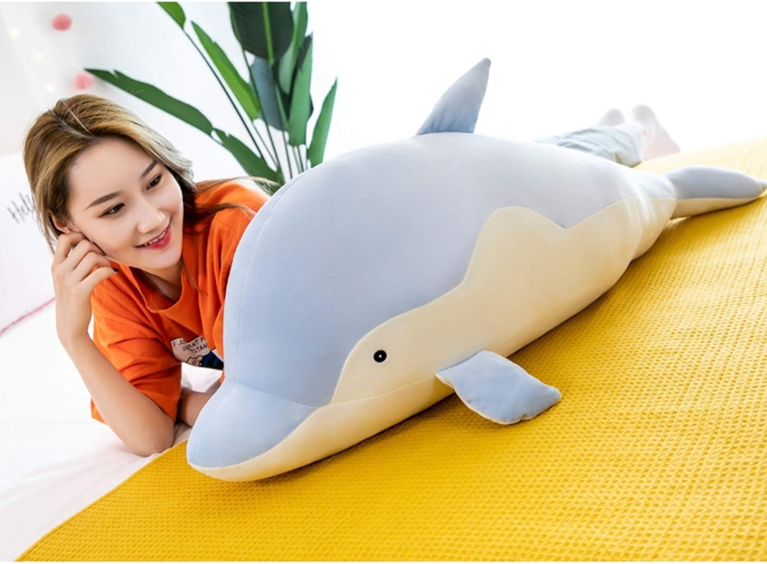 中華のおせち贈り物 ぬいぐるみ 特大 ワニ 大きいぬいぐるみ イルカのぬいぐるみ イルカ 巨大ぬいぐるみ 抱き枕 ふわふわぬいぐるみ 特大ぬいぐるみ イルカ 可愛いイルカ プレゼント ブルー イベント お祝い 110cm Vimex Org Mx