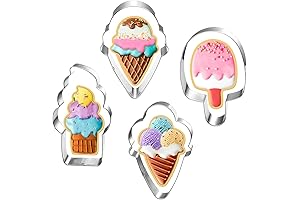 Ice Cream Cookie Cutter Set; Make Yummy Summer Snacks