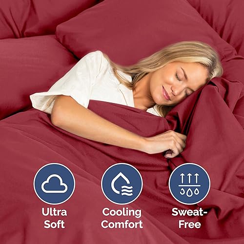 Vista 1303 de Juego de sábanas de 4 piezas tamaño king, extrasuaves, transpirables y refrescantes con esquinas profundas, sábanas de fácil ajuste y sin arrugas