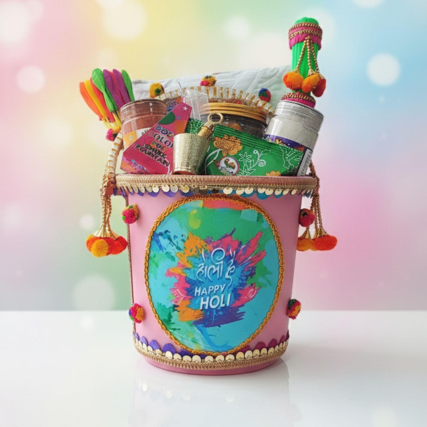 SnaXup Balam Pichkari Holi Hamper | Fun & Colorful Holi Gift Hamper | Festive Celebration Gift for Family, Friends & Corporate Gifting-image-12