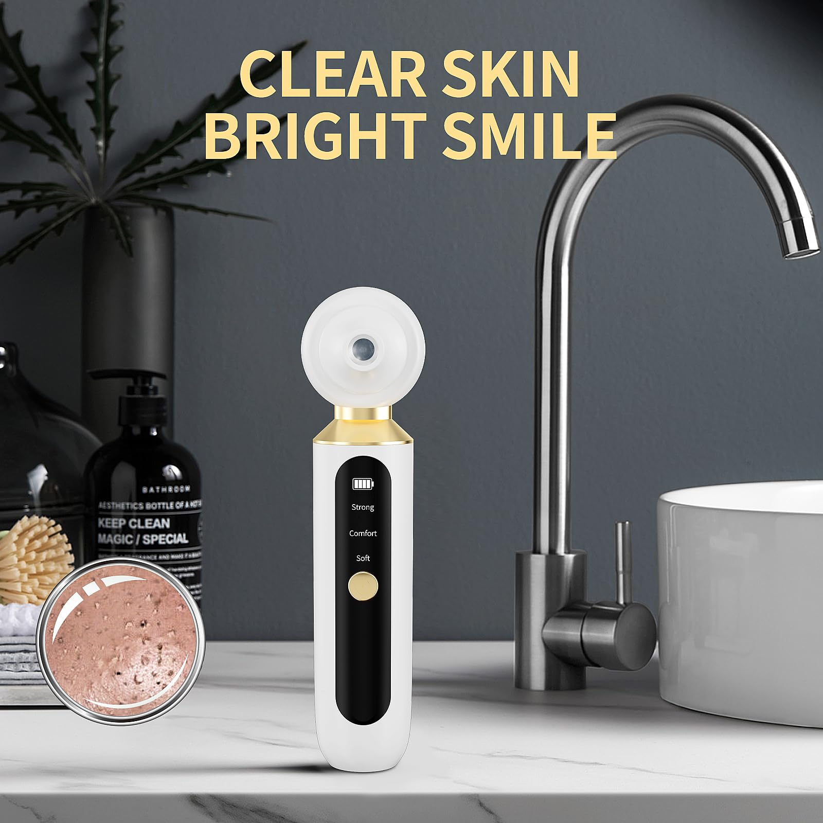 Amazon.com: Blackhead Remover Vacuum, Rechargeable Nose Blackhead
