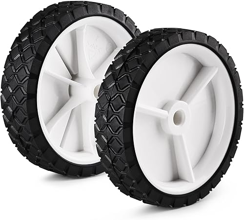 Miniatura 8 de Oregon - Rueda de plástico 72-108, 2 unidades, neumáticos universales compatibles con Craftsman AYP MTD cortadora de césped adecuada para reemplazo