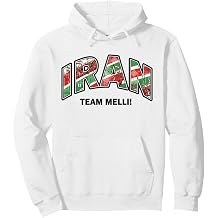 Soccer Fan 2026 Iran Team Melli Supporters Pullover Hoodie