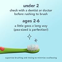 Vista 8 de Hello Magical Mermaid Kids Toothpaste with Fluoride, Orange Dreamsicle Flavor Toothpaste for Kids, Safe for Ages 2 and Up, Helps Prevent Cavities