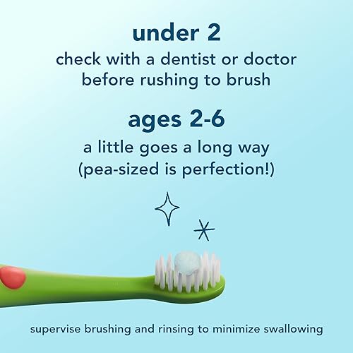 Miniatura 8 de Hello Magical Mermaid Kids Toothpaste with Fluoride, Orange Dreamsicle Flavor Toothpaste for Kids, Safe for Ages 2 and Up, Helps Prevent Cavities,