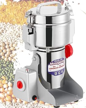 Moongiantgo 700g Electric Grain Grinder Mill High Speed Spice Grinder Stainless Steel Pulverizer Dry Grinding Machine for Cereal Spices Herbs Coffee