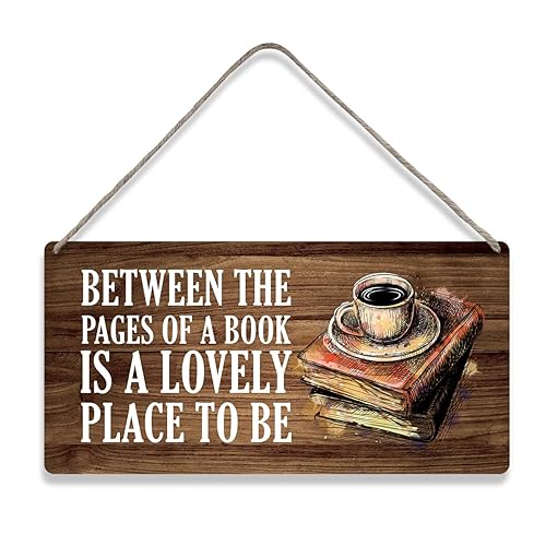 MIGUMUTU Country Style Wall Decor Book Lovers Between the Pages