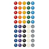 Mega Candles 50 pcs Unscented Assorted Colors Tea Lights Candles, Great for Casting Chimes, Chakra, Rituals, Spells, Vigil, Witchcraft, Wiccan Supplies, Magic, Enchantments, Vibrant Fun Colors