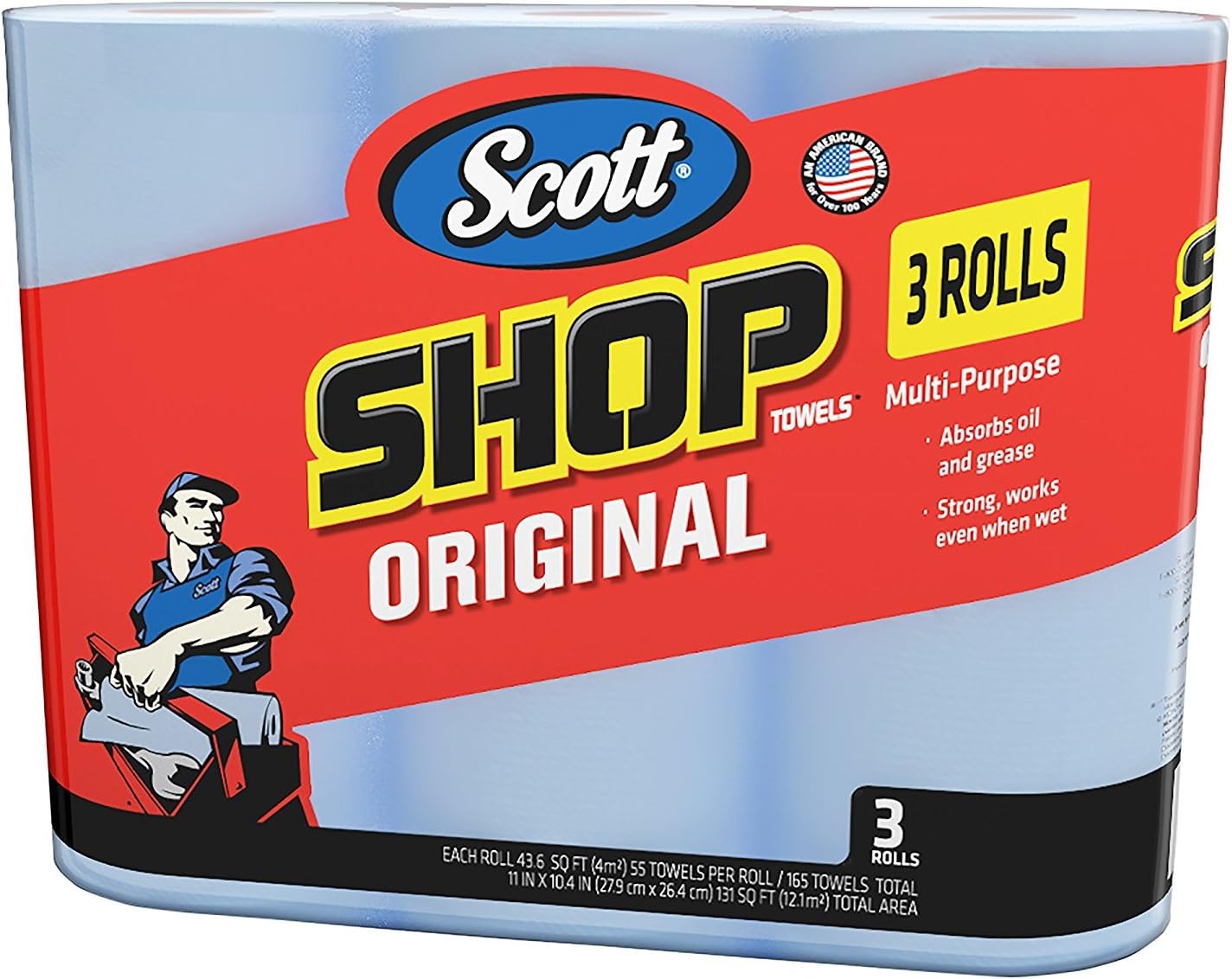 75143 Scott Shop Towels, Blue