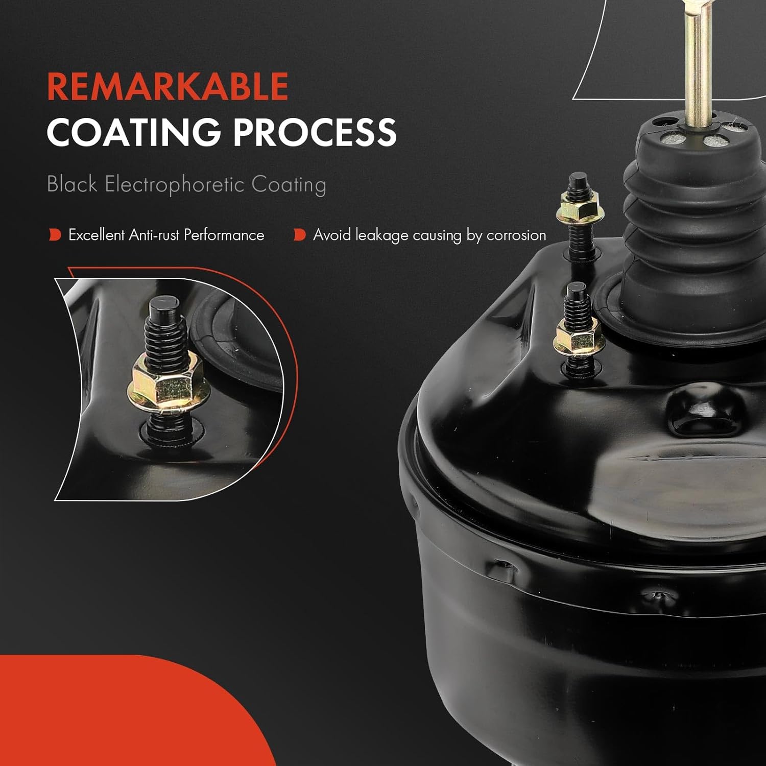 A-Premium Vacuum Power Brake Booster Compatible with Jeep Grand Cherokee 1995 1996 1997 1998 4.0L 5.2L 5.9L Without Master Cylinder