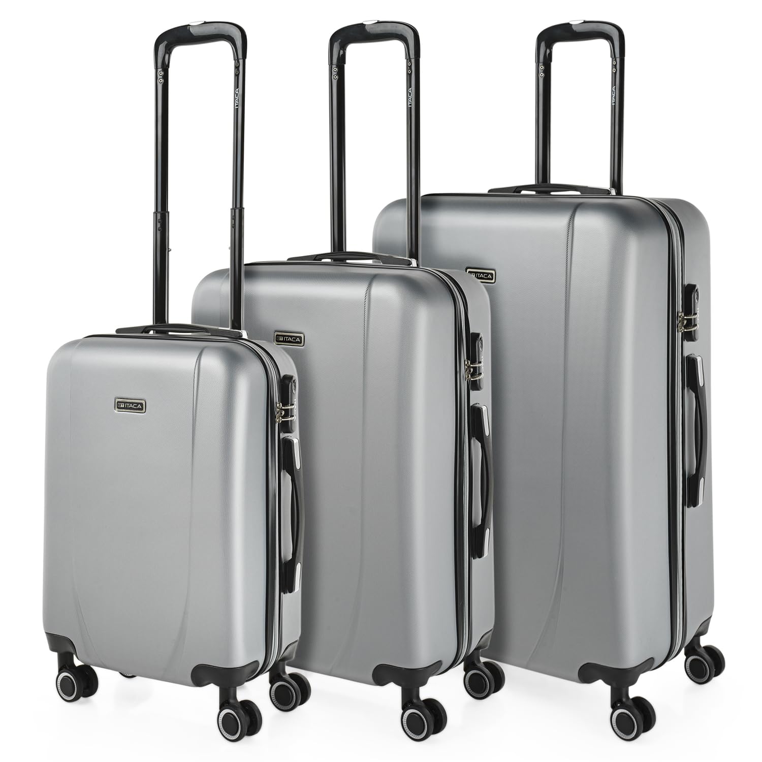 ITACA - Maleta de Cabina 55x40x20 - Maletas De Viaje Cabina Rígidas Trolley con 4 Ruedas Dobles para Avion Ligera Equipaje De Mano Candado de Combinación. Compatible Ryanair, Verde Menta — view 23