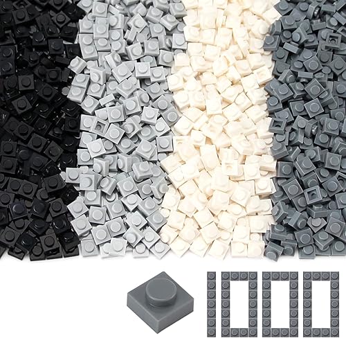 Miniatura 7 de Feleph Basic 1000 piezas de placa de ladrillos de 1 x 1, arte creativo de mosaico de píxeles, piezas de 20 colores, juego de bloques de