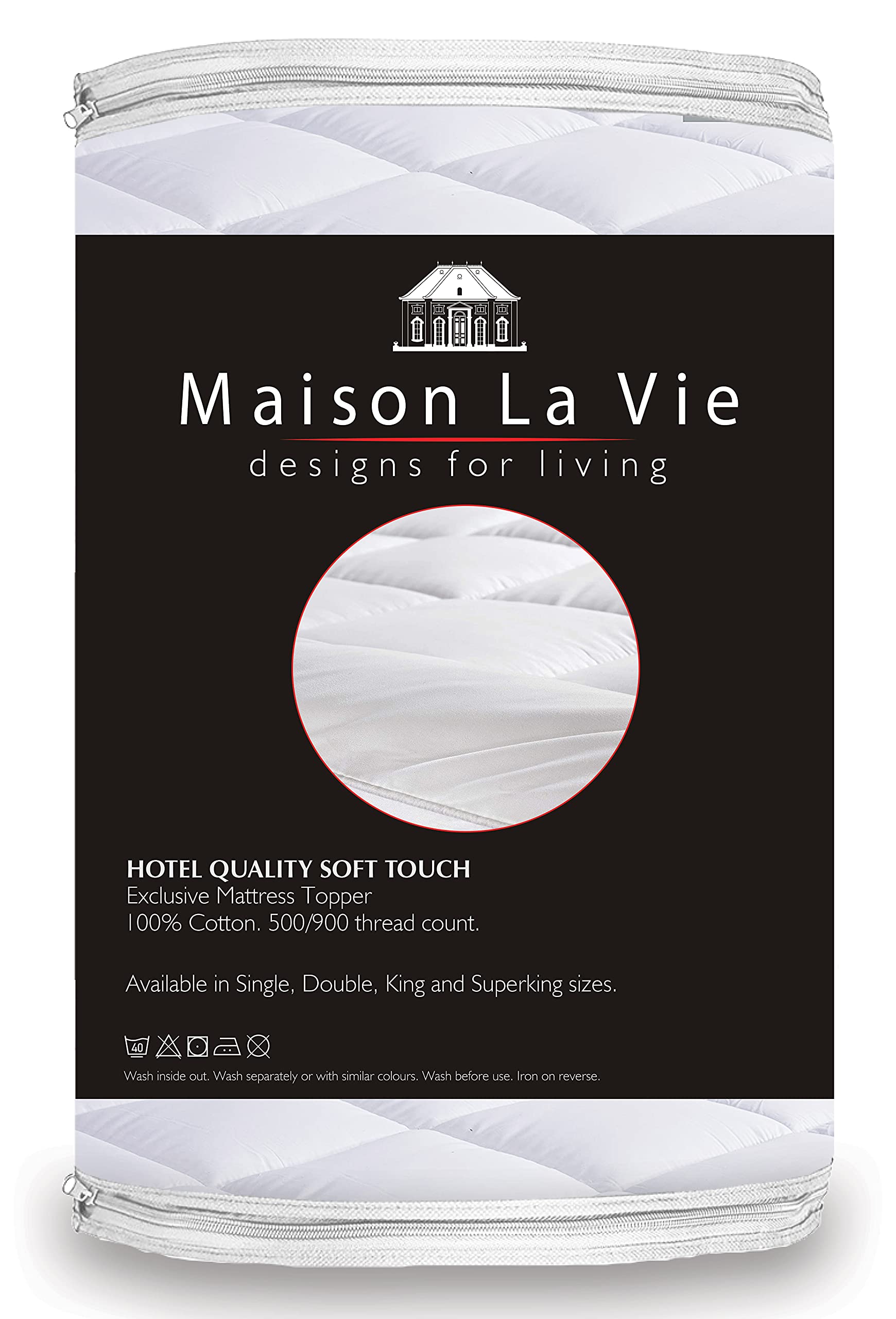 Hotel Quality Mattress Topper (Super King, 900 GSM)