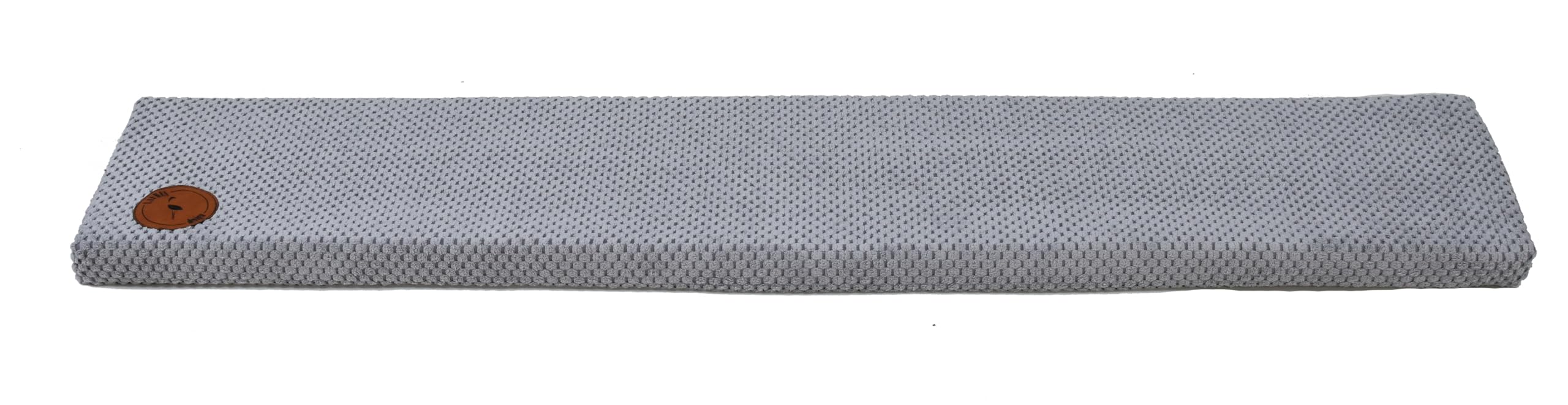 Prime Cat Window Lounger for Cats, Windowsill with a Non-Slip Backing, Cat Bed Window Sill, Made in European Union (Grey, 39.4 x 7.9 x 1.2 inches / 100 x 20 x 3 cm)