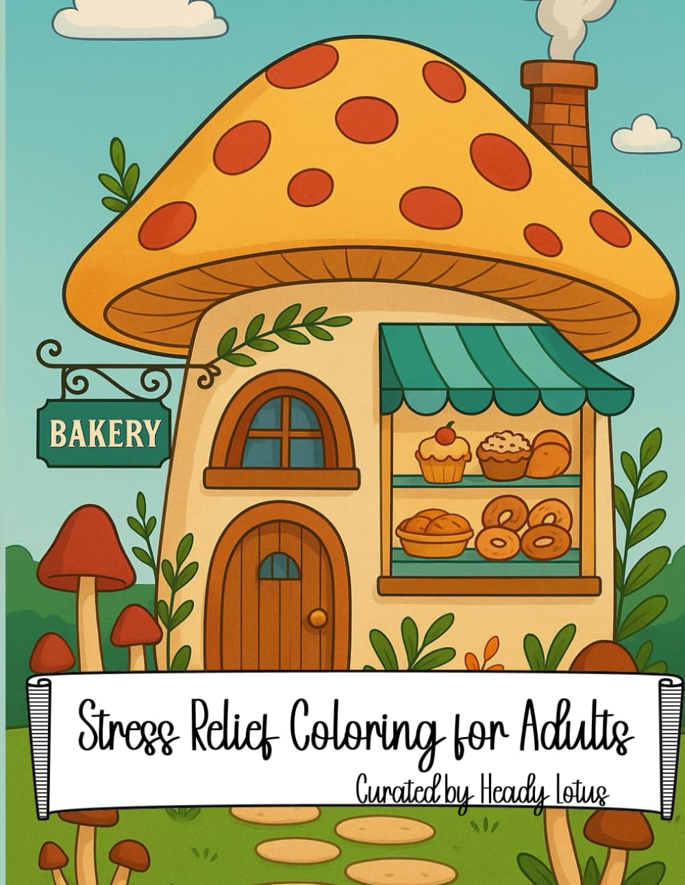 Stress Relief Coloring for Adults: Mindful Coloring Pages for Relaxation, Reset & Peace