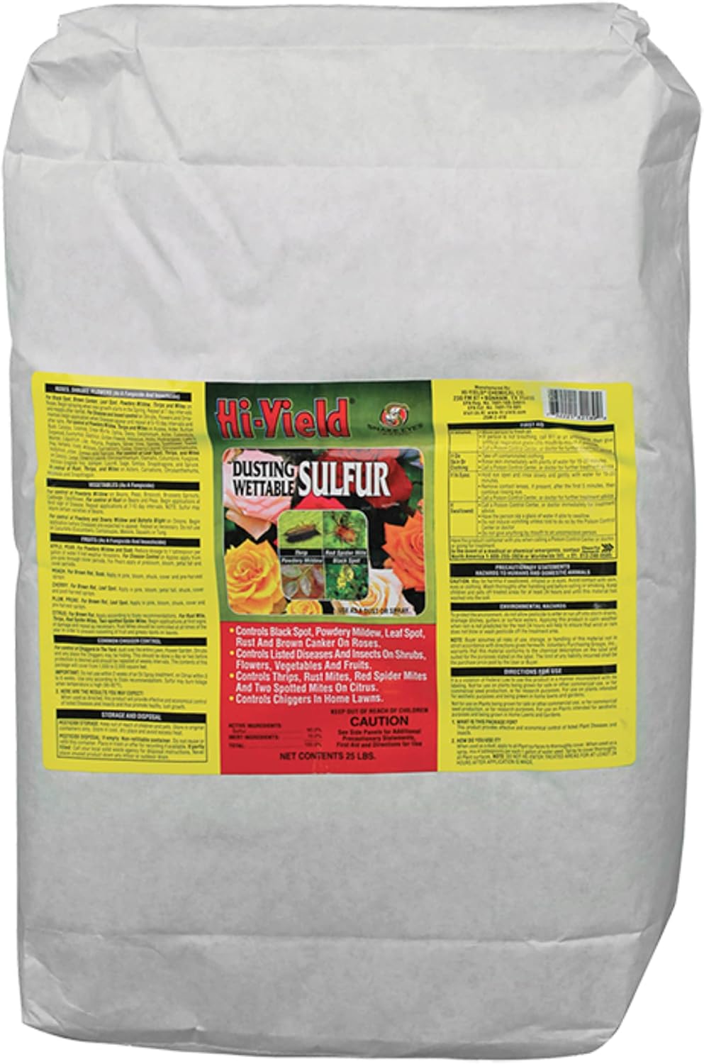 HiYield (32189) Dusting Wettable Sulfur (25 lb
