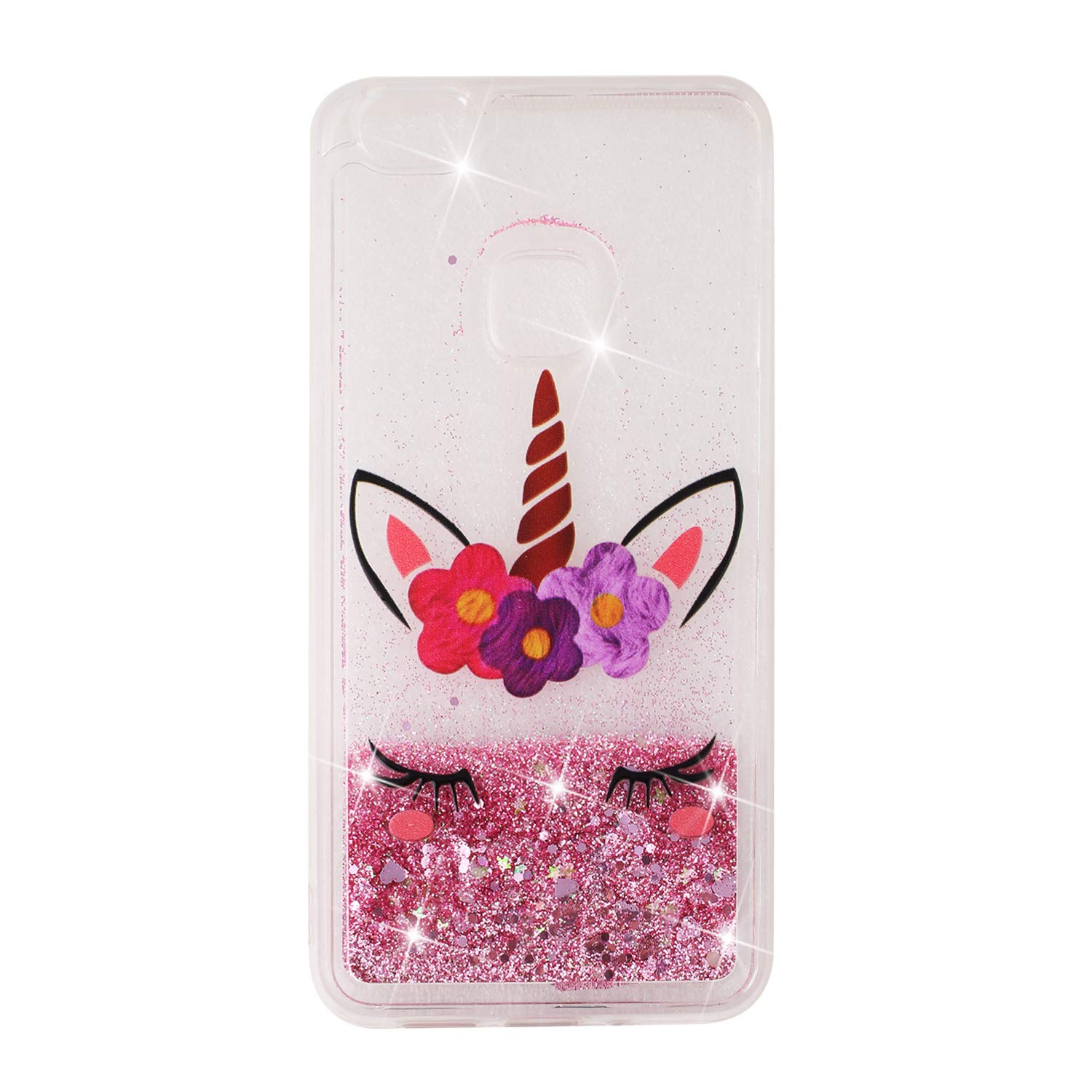 Captor Cover Trasparente per Huawei P10 Lite, Custodia TPU in Silicone Flessibile Morbida e Sottile, Protezione di alta qualità con Bordo Rialzato per Schermo e Fotocamera