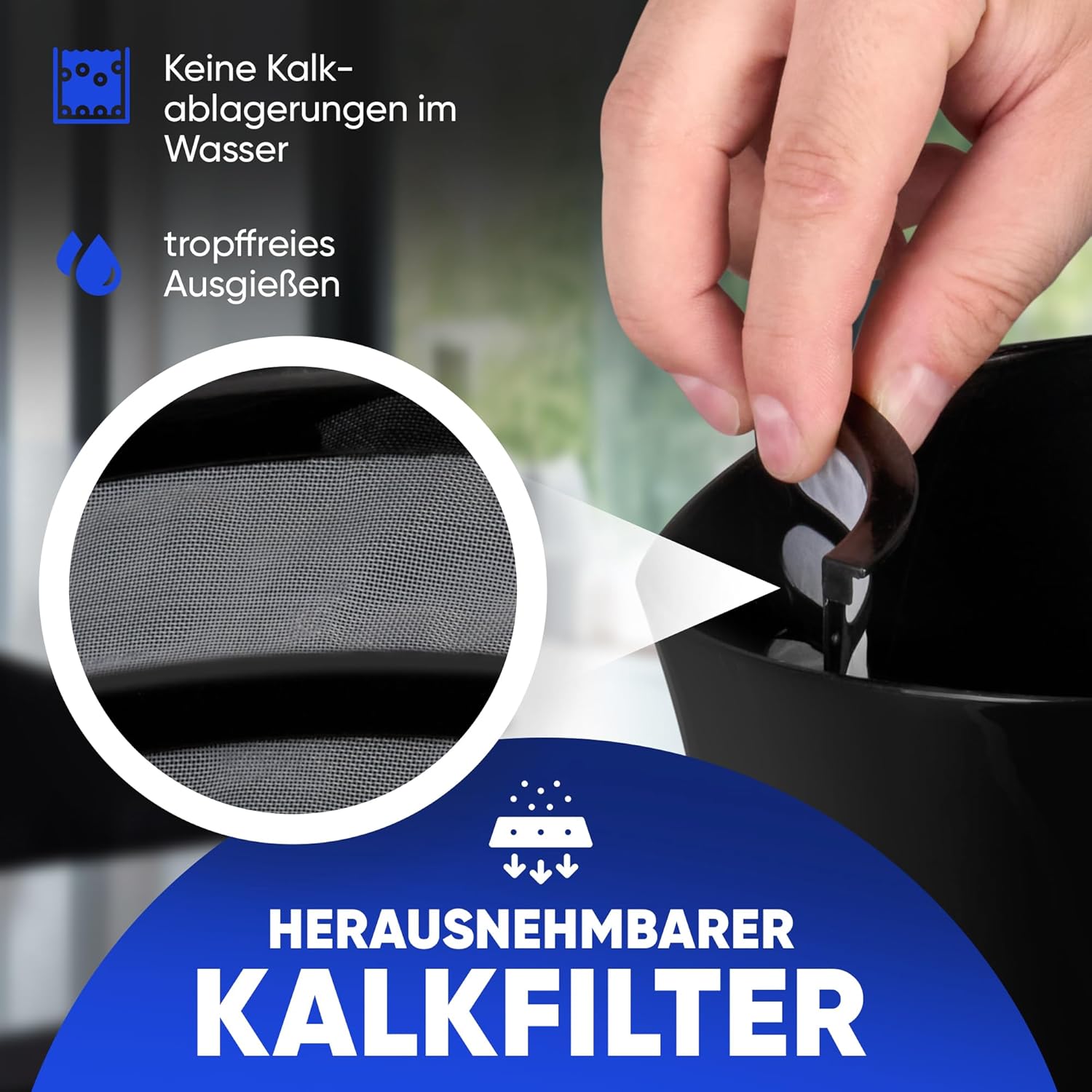 Vízforraló használat közben