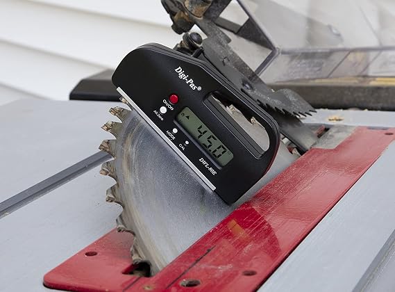 DigiPas DWL80E Pocket Size Digital Level, Electronic Angle Gauge, Protractor, Angle Finder, Bevel Gauge, 0.1, 4 inch,Black