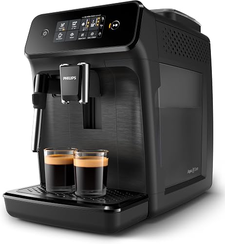 Philips Walita Cafeteira Espresso Superautomática Série 1200, 1500W, 15 Bar, 2 Bebidas, Moedor em Ce