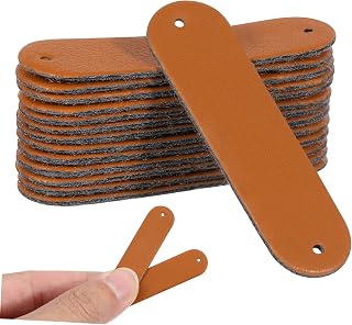 GALPADA 100 Etiquetas De Cuero En Etiquetas Marrones En Etiquetas Personalizadas Etiquetas Para Ropa Sombreros Etiquetas Para Tejer Etiquetas Para Ropa Etiquetas Para