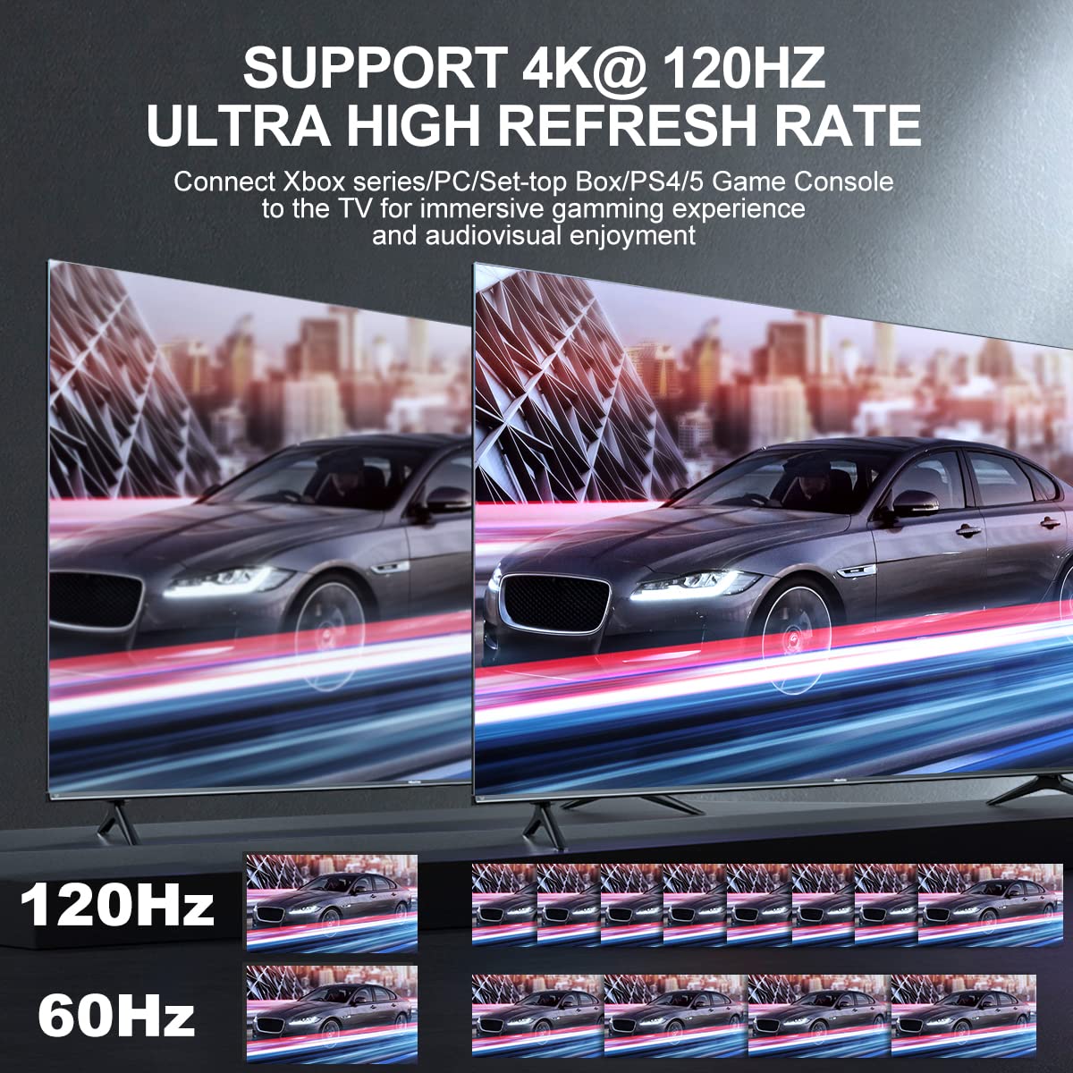 8K HDMI Splitter 1 in 4 Out 4k 120hz hue sync Box 1x4 hdmi Splitter 4k 120hz 4 Way hdmi Splitter hdmi 4 Way Splitter 1 in 4 Out 8k hdmi duplicator 1 in 4 Out