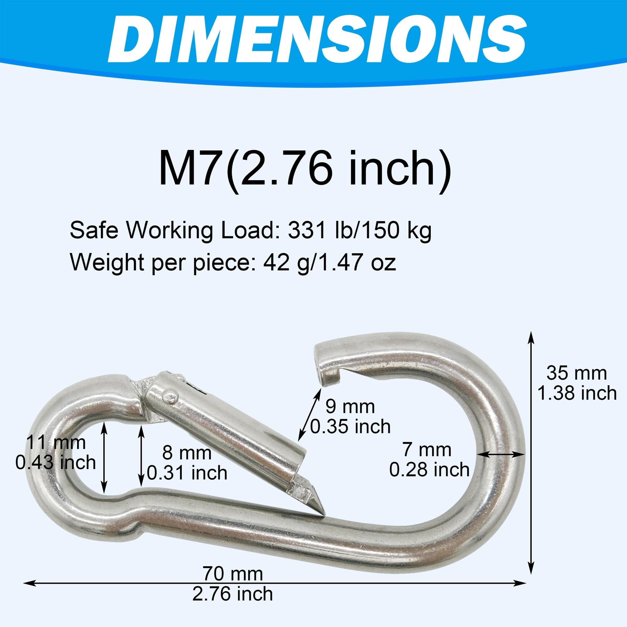 Stainless Steel Carabiner