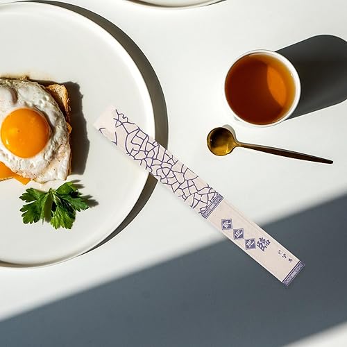 Miniatura 3 de 500pcs Bolsas de Papel Palillos Restaurante Suministros Desechables Palillos Manga Palillo Bolsa de Papel Suministros para llevar Bolsa de Palillo