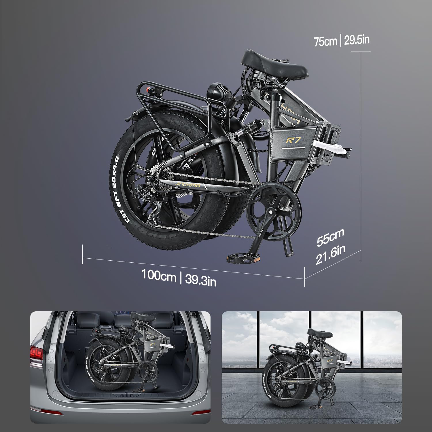 Folded Dimensions of BURCHDA R7PRO