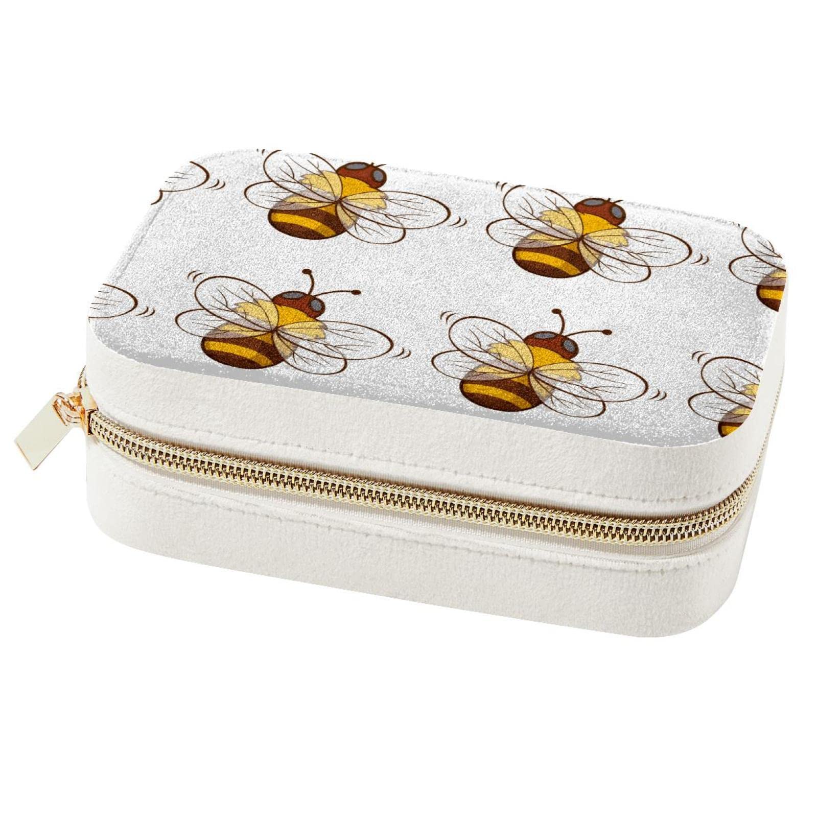 Boîte à bijoux portable abeille, le cadeau de demoiselle d'honneur parfait