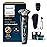 Philips Norelco Shaver i9000, Wet & Dry Electric Shaver, Taubenblau, SenseIQ Technology, Triple Lift & Cut System, 360 Rotating Dual SteelPrecision Precision Blades, Beard Styler, Model X9001/91