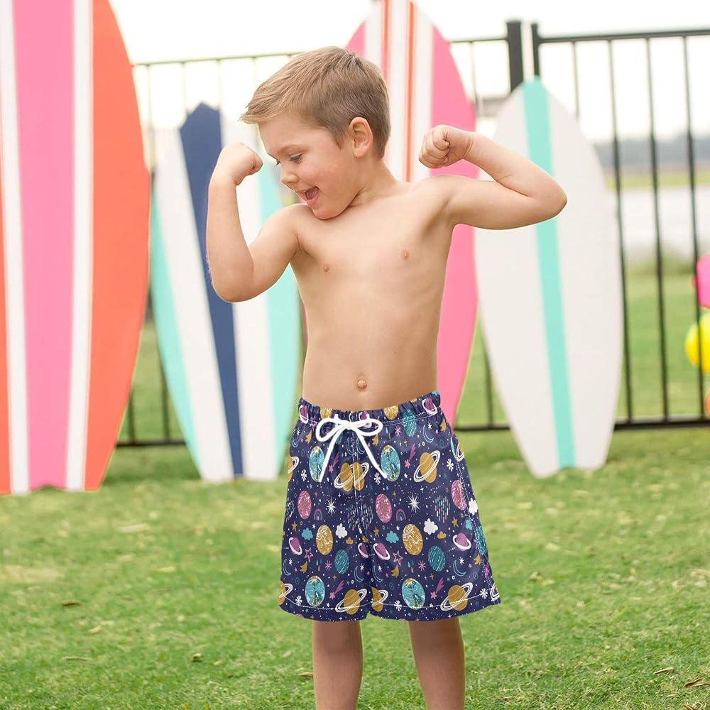 Short De Bain Garçon Cozozn - Séchage Rapide, Doublé, Parfait Pour Plage Ou Piscine