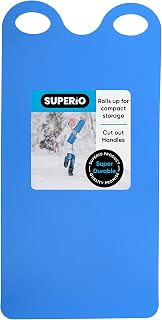 Superio Snow Slider Mat, Flexible Snow Sled Flying Carpet, Roll up Sleds for Kids 36" / Adults 54" Lightweight Plastic Snowboard Sled, 1 Pack
