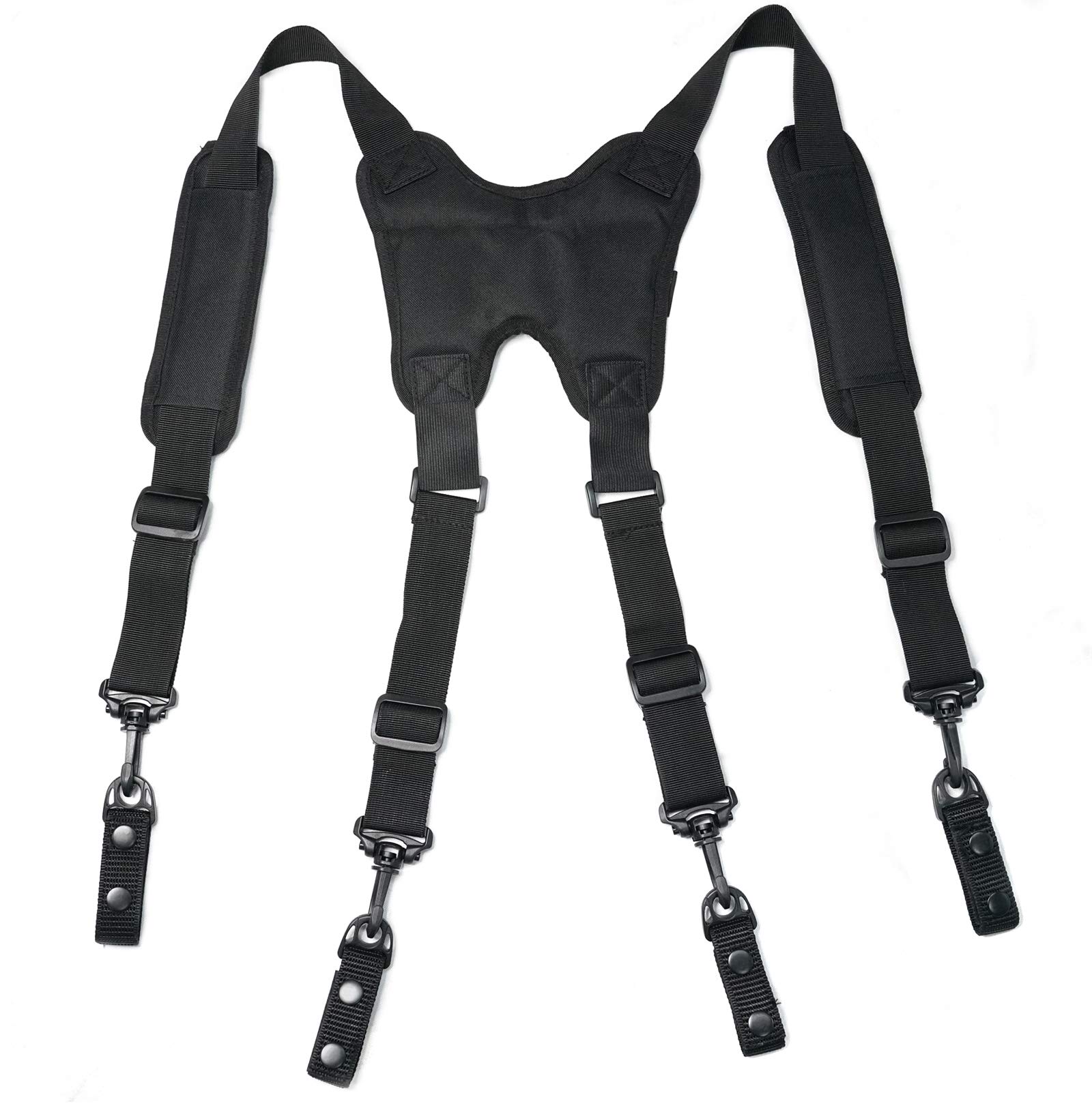 MELOTOUGH Melo Tough Tactical Harness Tactical Suspenders 1.5 inch Police Suspenders for Duty Belt…
