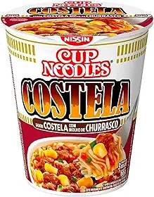 Kit 3un Macarrão Instantâneo Cup Noodles Costela 68g