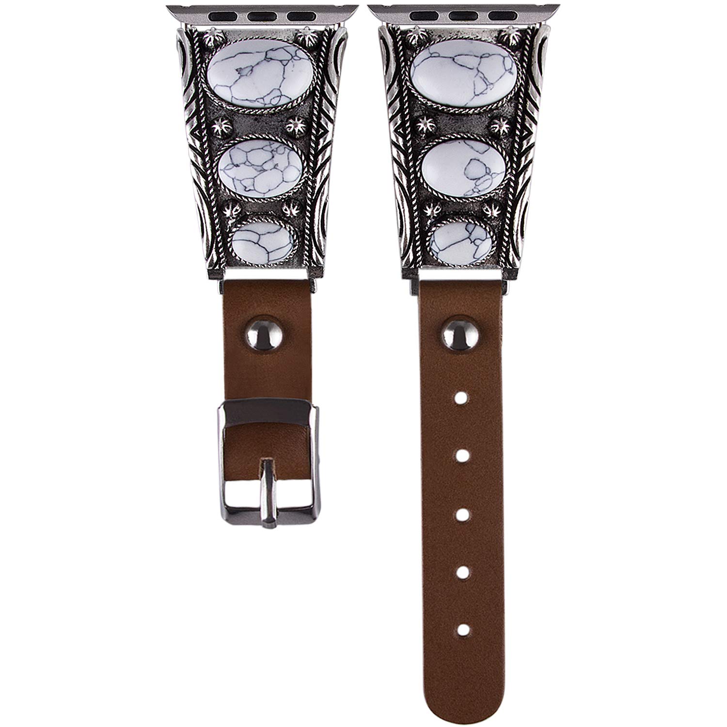 VIQIV Dressy Bands Compatible with Apple Watch Band 38mm 40mm 41mm 42mm 44mm 45mm 49mm Iwatch Series SE/9/8/7/6/5/4/3/2 Ultra for Women Men, Western