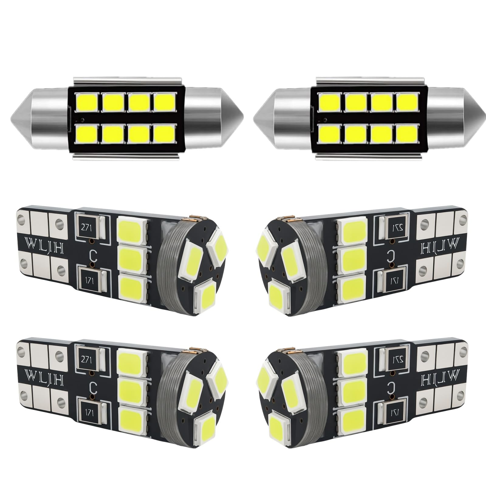 17pcs 12V LED Interior Lights Package Kit+ License Plate Light Lamp Accessories for BMW E46 M3 1999-2006 Sedan Wagon Coupe Ice Blue