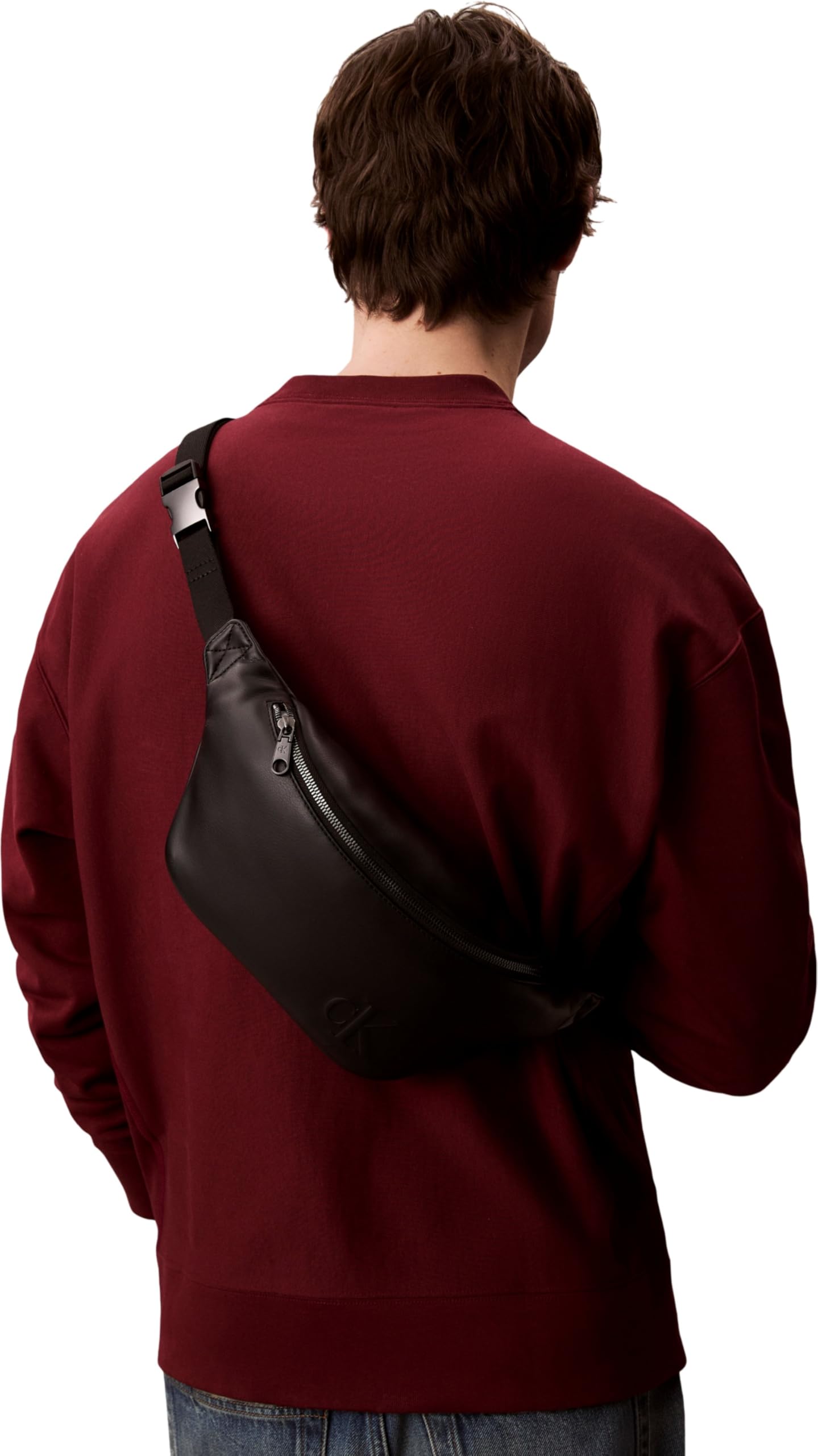 Calvin Klein Uomo Marsupio Bold Waistbag Elegante, Nero (Black), Taglia Unica