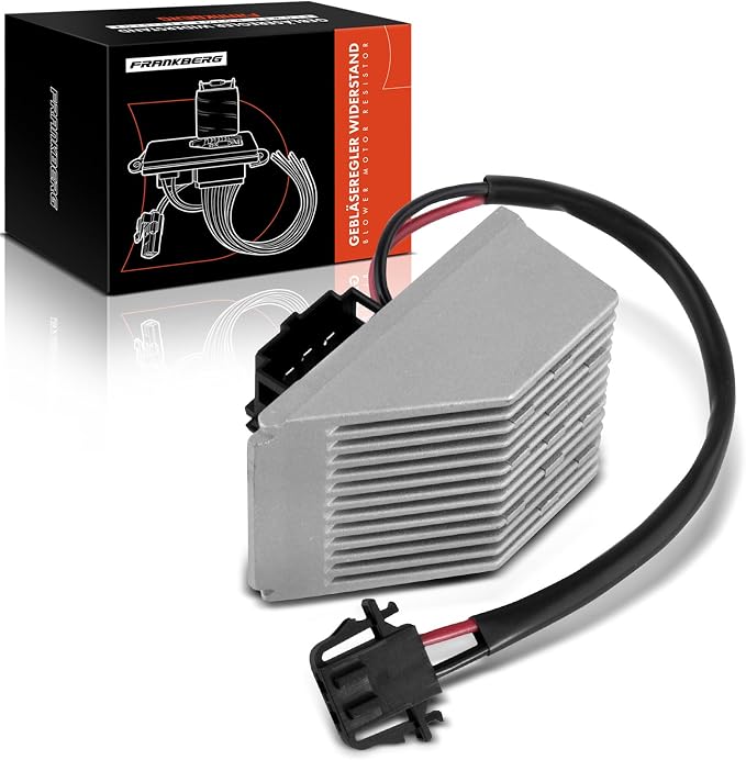 Frankberg Resistencia del calentador Regulador del soplador 6 Polos Compatible con Polo 6C1 6R1 Polo 9A 9N Ibiza IV 6J5 6P1 Fdeia III Touring NJ5 Fdeia II 542 Replace# 6Q1907521B