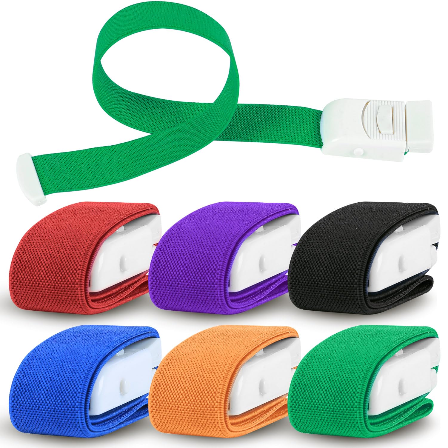 Rubber Tourniquet Outdoor Emergency Tourniquet Ehbo Quick Slow Release Verstelbare Band 10 STKS