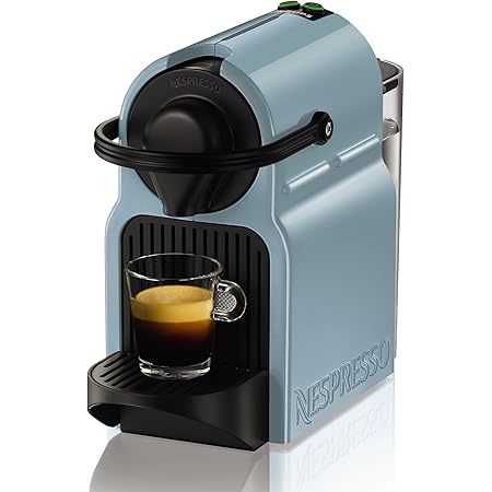 Krups Nespresso Inissia XN1004 Kaffeekapselmaschine (inklusive Welcome Pack mit 14 Kapseln) himmelblau