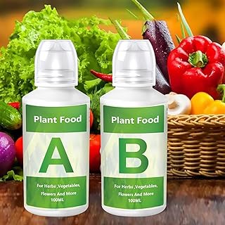 2 Stücke Hydrokultur Pflanzennahrung, Nährstoffe Für Hydrokultur Pflanzen, Hydroponischer Dünger, Nährstofflösung Von Hydroponic Plant, Hydroponic System Dünger A Und B