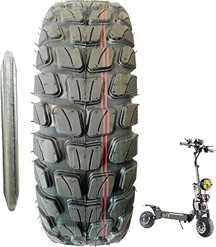 90/65-6.5 Off road Electric Scooter Tires for off Electric Scooters,11inch 90/65-6.5 tubeless tire replacement compatible with 5600w toursor electric scooter 11 tubeless tire 90/65-6.5 Off road