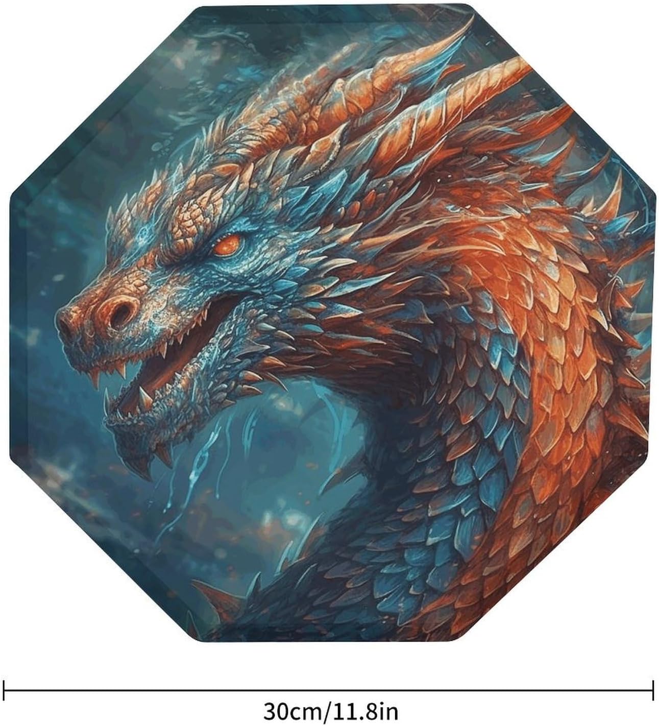 Ctagon Metal Sign for Home, Modern Display Plate for Kitchen, Dragon Art Plates Accent Hanging Wall Decorations 3PCS for Living Room, Bedroom, Hallway, Hotel
