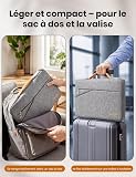 DOMISO Housse Ordinateur 16 Pouces,Pochette PC 16 Pouces pour ASUS HP Dell Lenovo Acer,Sacs et Housses pour Ordinateur Portable, Imperméable Sacoche Protection PC Portable,Beige - 6