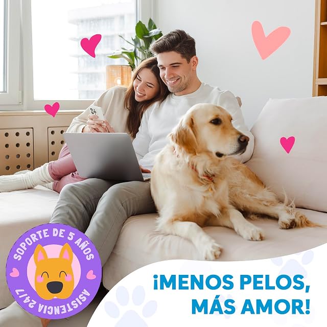 Foto 7 de 8 de Quitapelos de Mascotas, Escoba con Palo Extensible para Alfombras y Muebles