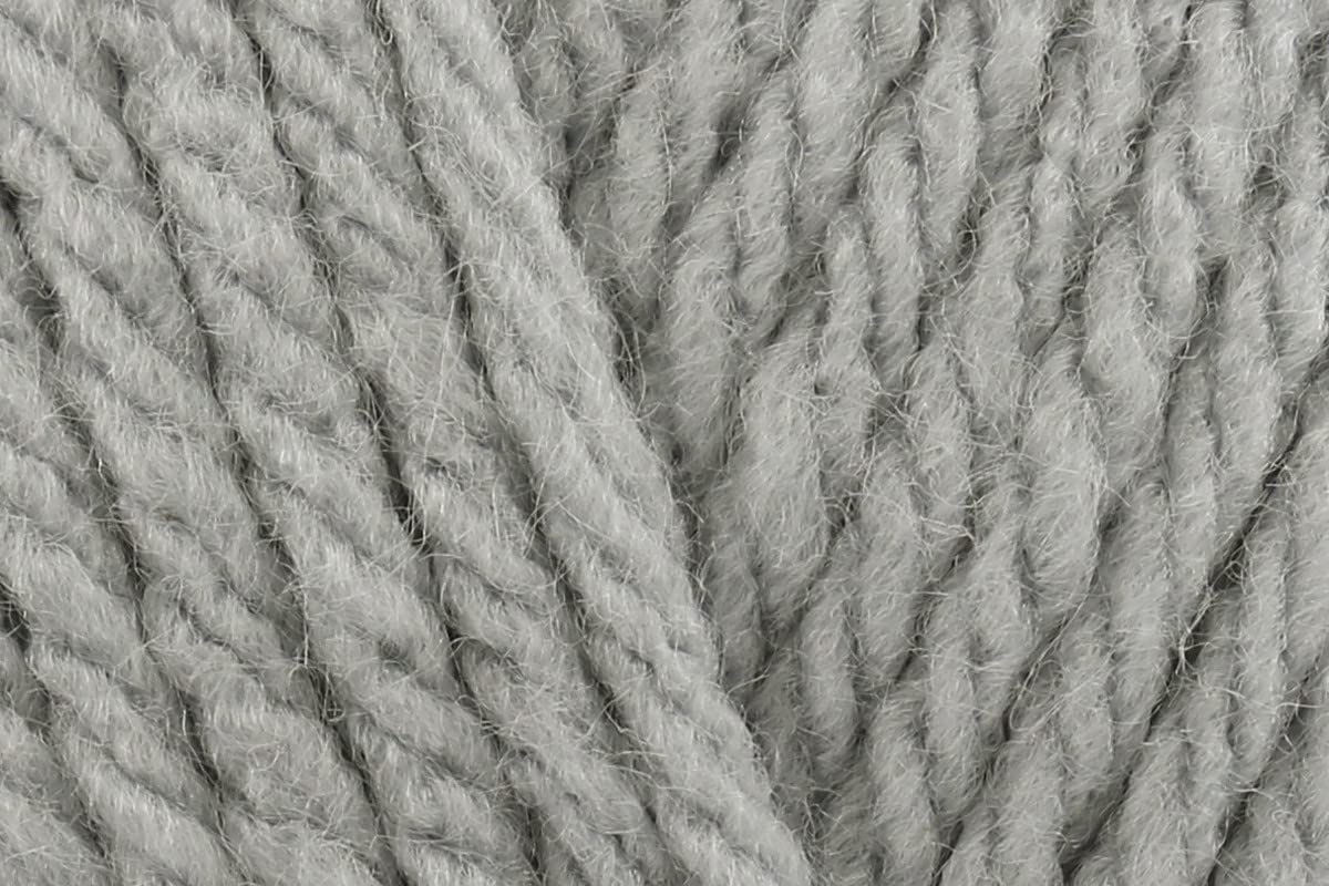 Sirdar Hayfield Bonus Chunky Crochet Yarn, 100% Acrylic Soft Knitting Wool for Cardigans, Jumpers, Sweaters, Ponchos and Capes - 100g Ball - Silver Mist (678) - Single (1 Ball)