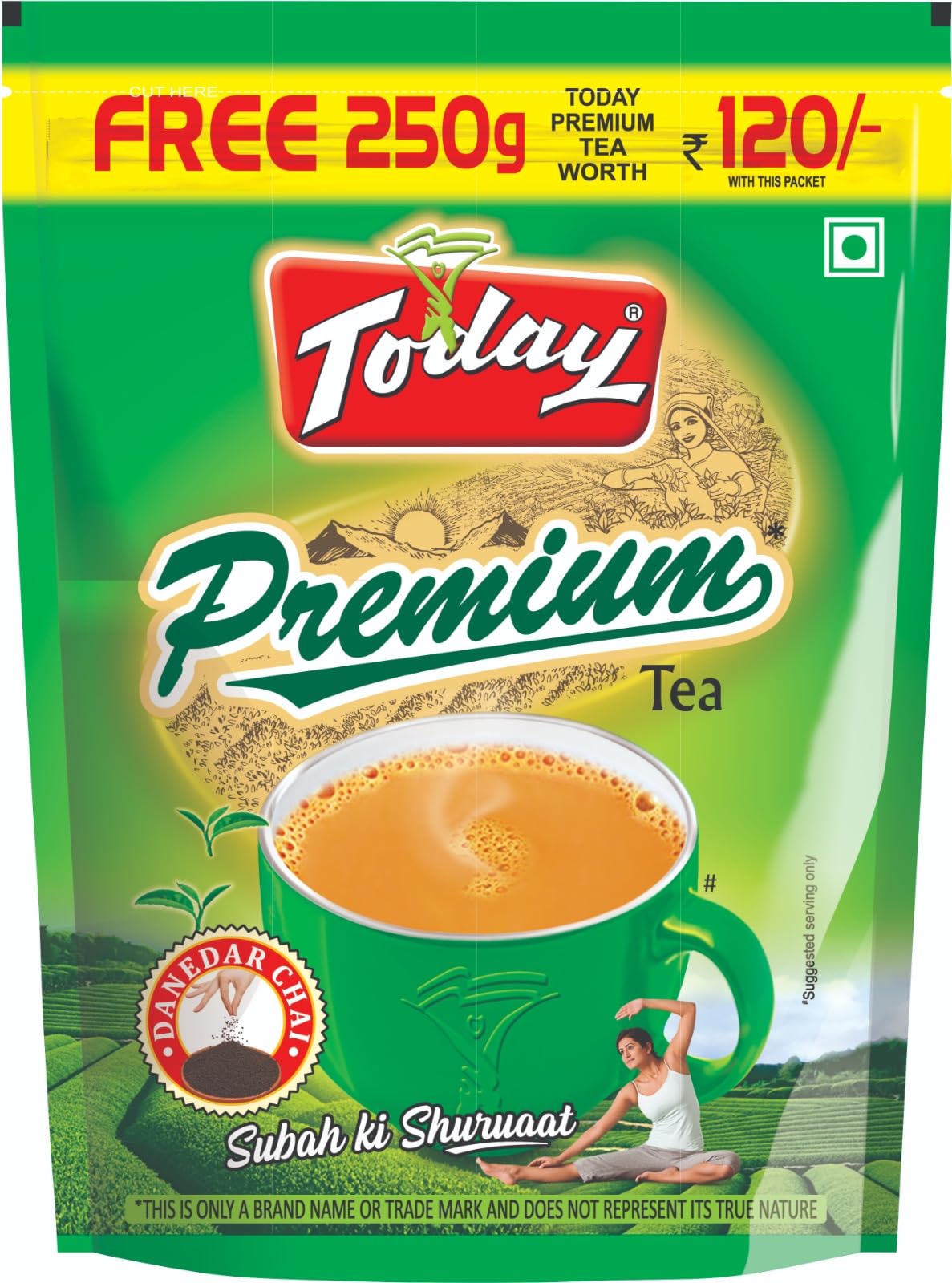 Today Premium Tea, 1 Kg Pack with Free 250g, Danedar Chai (1250 grams)-image-34
